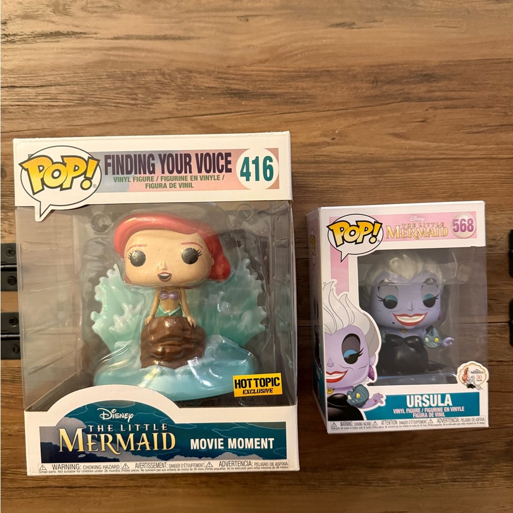Funko The Little Mermaid Movie Moment & Ursula with Eels 30th Anniversary